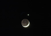 月と金星