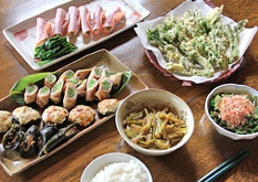 山菜づくし